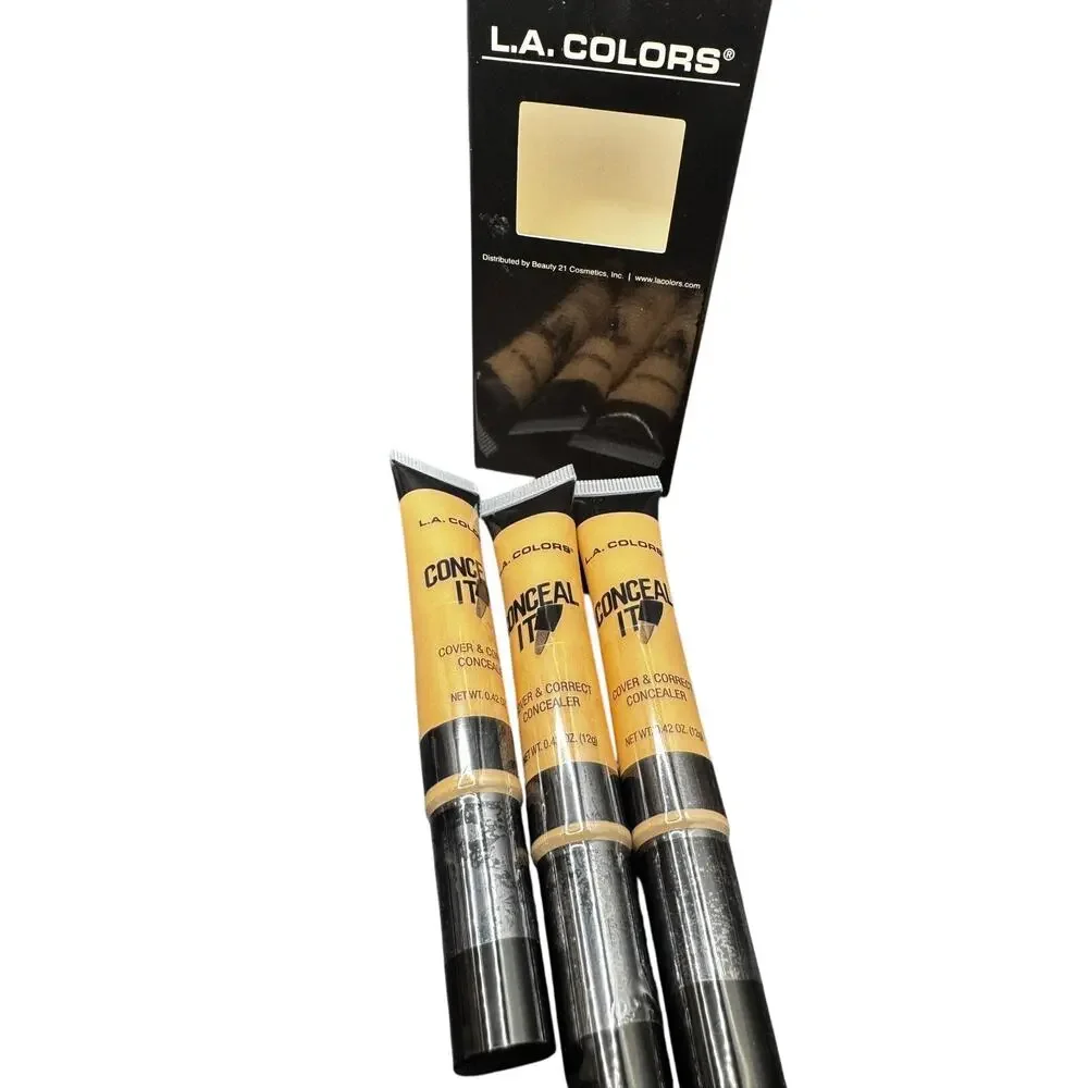 NWT L.A. Colors Conceal It SET OF 3 CC565 LIGHT